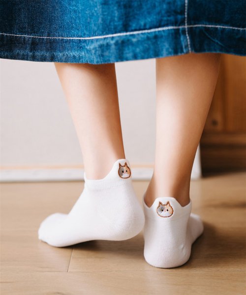 aimoha(aimoha（アイモハ）)/【秋冬新作】かわいい ねこ 動物 靴下 designs by korea/img11