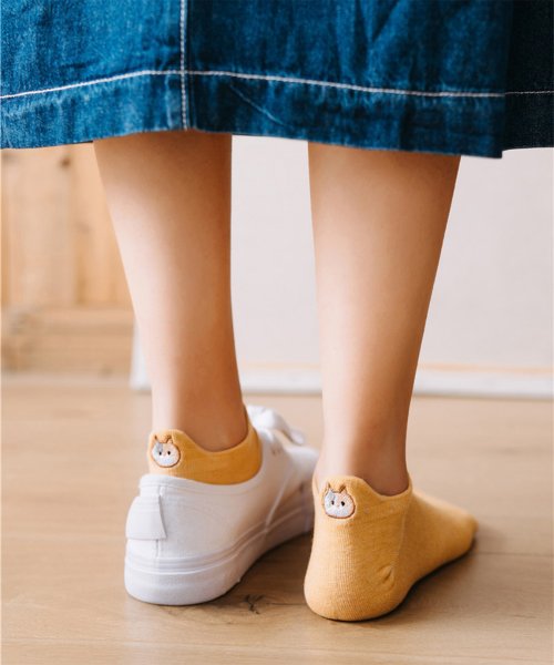 aimoha(aimoha（アイモハ）)/【秋冬新作】かわいい ねこ 動物 靴下 designs by korea/img14