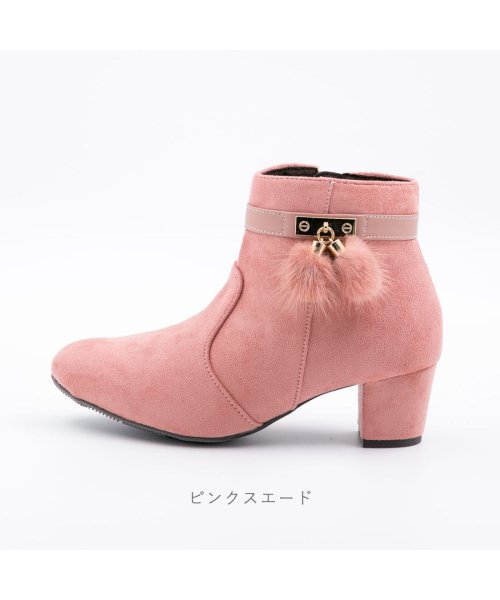 FOOT PLACE(フットプレイス)/ココア COCOA キッズ ジュニア 女の子 ブーツ 子供靴 サイドファスナー ショートブーツ TS－JN6/img01