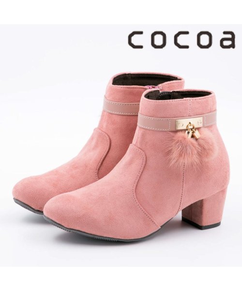 FOOT PLACE(フットプレイス)/ココア COCOA キッズ ジュニア 女の子 ブーツ 子供靴 サイドファスナー ショートブーツ TS－JN6/img02