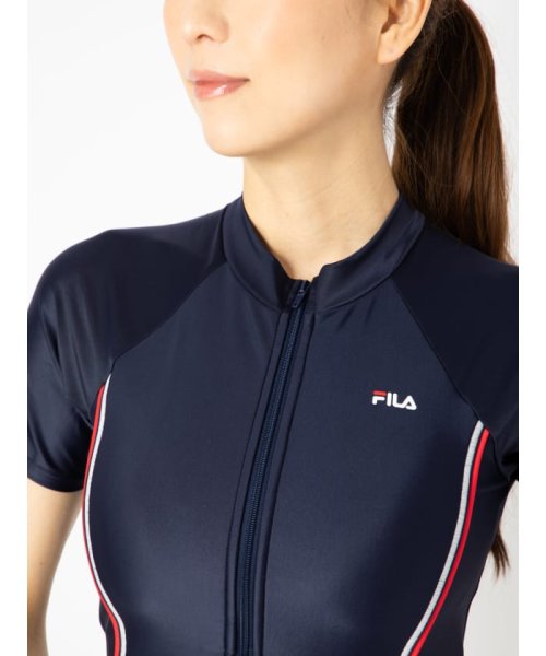 FILA(フィラ)/【ラン】水陸両用 Tシャツ付 フルジップタンキニ 水着 2点セット レディース/img15