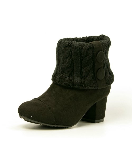 セール ブーツ 子供 キッズ ジュニア 女の子 ニットブーツ ココア Cocoa チャンキーヒール Jn5n1 フットプレイス Foot Place Magaseek