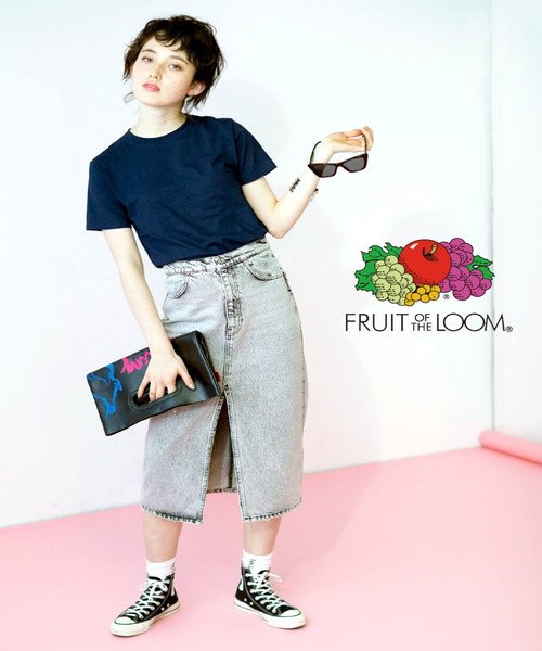 one colors(ワンカラーズ)/FRUIT OF THE LOOM(フルーツオブザルーム) 半袖 Tシャツ メンズ 無地 クルーネック カットソー 半袖Tシャツ 薄手 綿 コットン トップス /img05