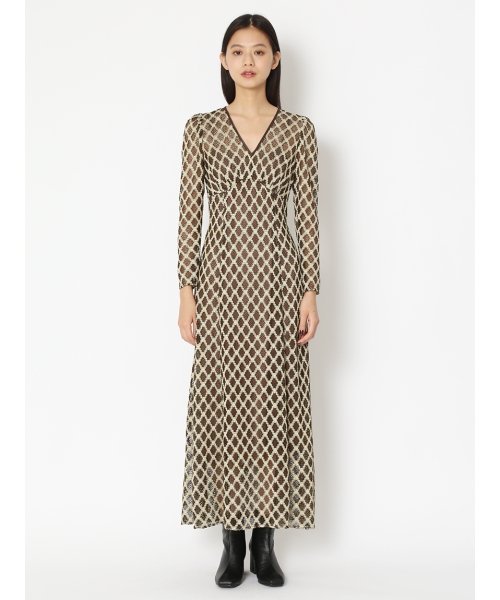 セール ヴィンテージラメレースワンピース リリー ブラウン Lily Brown Magaseek