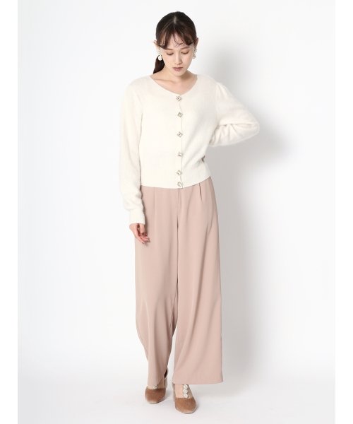 ハイウエストタックパンツ リリー ブラウン Lily Brown Magaseek