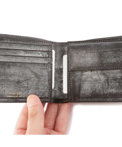 ポーター ビル ブライドル ウォレット 185－02255 吉田カバン 財布 二つ折り財布 本革 ブライドルレザー メンズ ブランド PORTER 