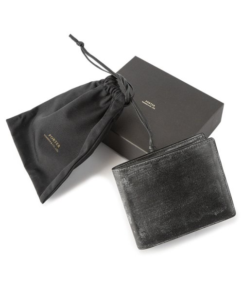 ポーター ビル ブライドル ウォレット 185－02255 吉田カバン 財布 二つ折り財布 本革 ブライドルレザー メンズ ブランド PORTER 