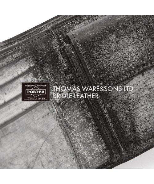 ポーター ビル ブライドル ウォレット 185－02255 吉田カバン 財布 二つ折り財布 本革 ブライドルレザー メンズ ブランド PORTER 