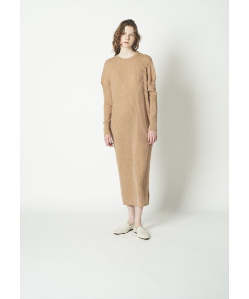 セール ルーズリブロングニットワンピース ノーク Norc Magaseek