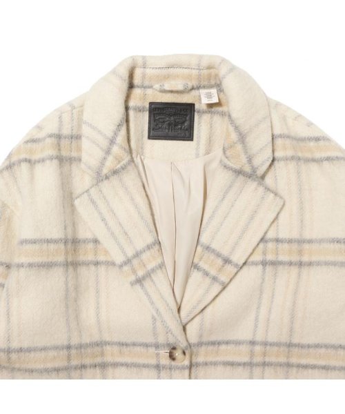 Levi's(リーバイス)/WOOL COCOON COAT WHITTIER ALMOND MILK PLAID/img03