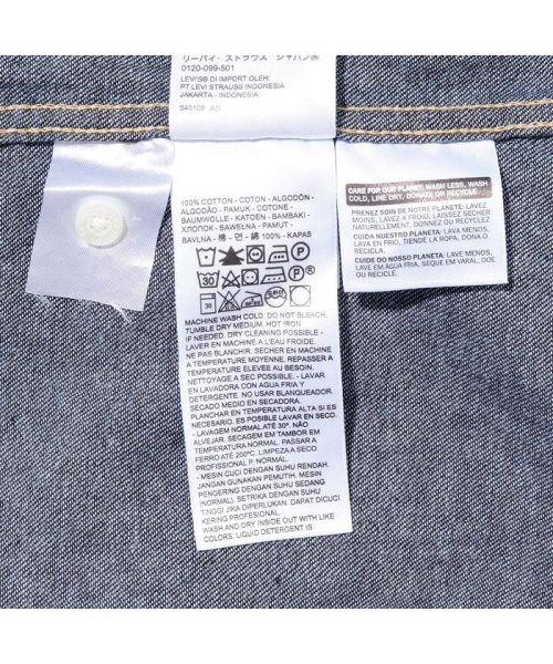 Levi's(リーバイス)/CLASSIC ウエスタンシャツ STANDARD Red Cast Rinse Takedown/img07