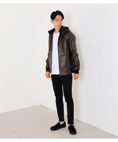 AZUL by moussy(アズールバイマウジー)/ANDREW ECO LEATHER BLOUSON/img10