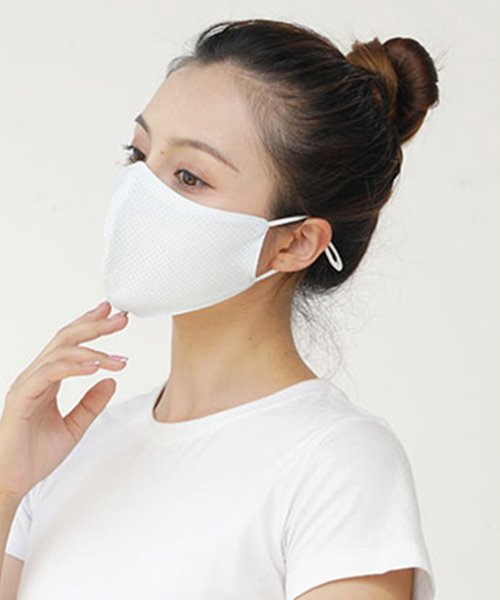 aimoha(aimoha（アイモハ）)/冷感素材の生地を使用した夏の洗える布マスク 4枚セット/img17