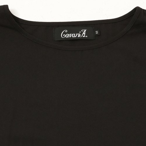 CavariA(キャバリア)/CavariA【キャバリア】ストライプ切り替えワイドシルエットTシャツ/img07