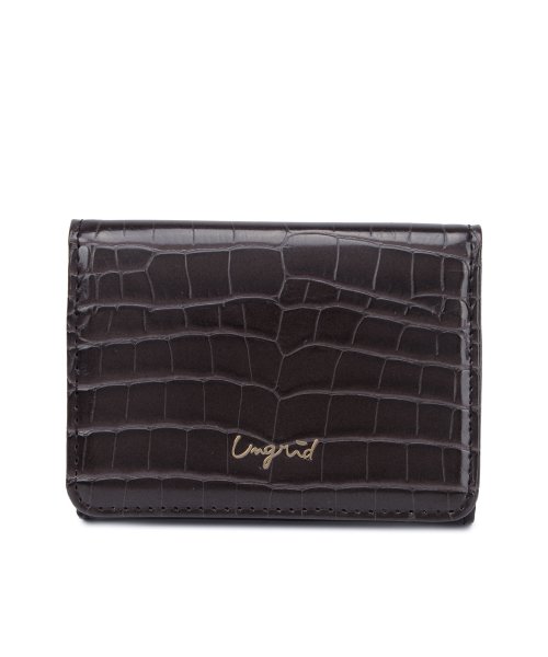 UNGRID bag(アングリッド　バッグ)/シャイニースモールクロコ 三つ折りミニ財布/img29