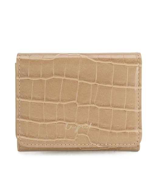UNGRID bag(アングリッド　バッグ)/シャイニースモールクロコ 三つ折りミニ財布/img30