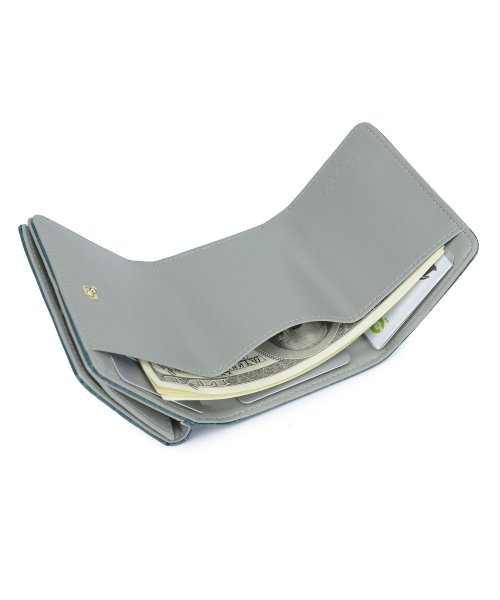 UNGRID bag(アングリッド　バッグ)/シャイニースモールクロコ 三つ折りミニ財布/img40
