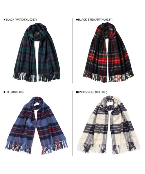 Johnstons(ジョンストンズ)/ジョンストンズ Johnstons マフラー カシミア 大判 チェック レディース メンズ CASHMERE TARTAN STOLES WA000056/img02