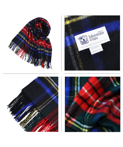 Johnstons(ジョンストンズ)/ジョンストンズ Johnstons マフラー カシミア 大判 チェック レディース メンズ CASHMERE TARTAN STOLES WA000056/img07