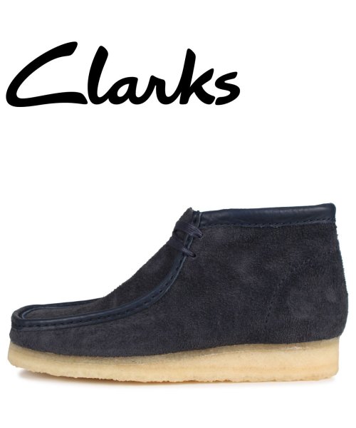 Clarks(クラークス)/ クラークス clarks ワラビーブーツ メンズ WALLABEE BOOT ネイビー 26155048 /img08