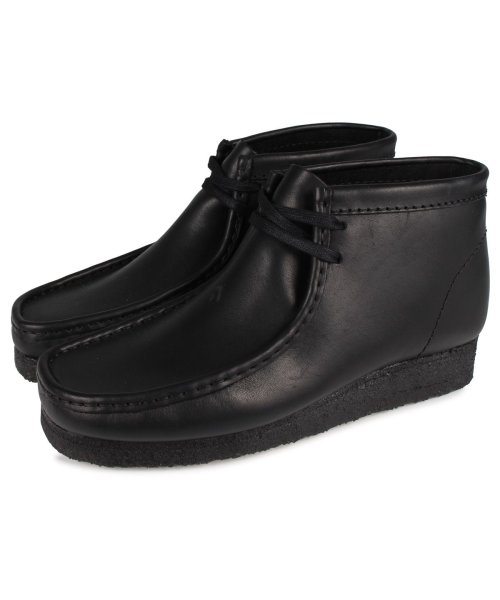 Clarks(クラークス)/ クラークス clarks ワラビーブーツ メンズ WALLABEE BOOT ブラック 黒 26155512 /img02