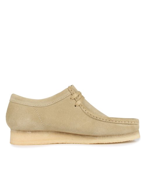 クラークス clarks ワラビーブーツ メンズ WALLABEE ベージュ 26155515 クラークス