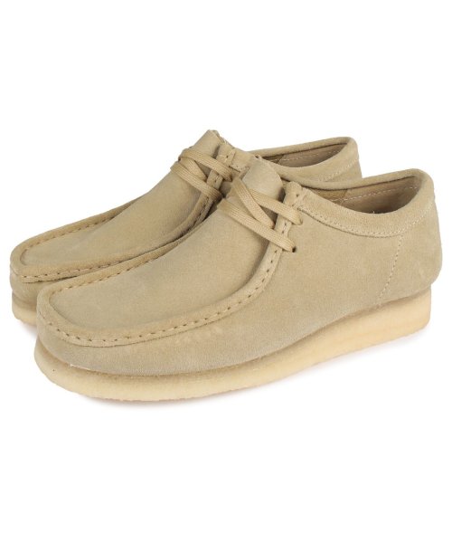 Clarks(クラークス)/ クラークス clarks ワラビーブーツ メンズ WALLABEE ベージュ 26155515 /img02