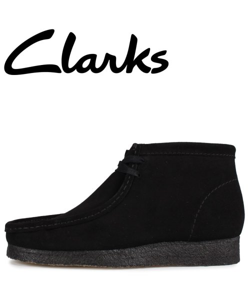 Clarks(クラークス)/ クラークス clarks ワラビーブーツ メンズ WALLABEE BOOT ブラック 黒 26155517 /img08