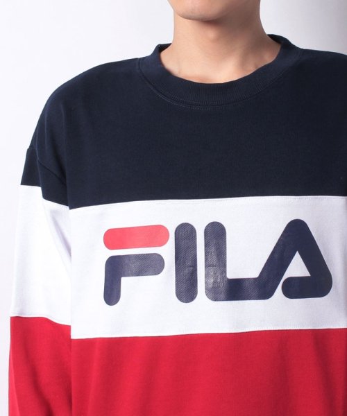 FILA(フィラ)/【FILA】フィラ 切替プリント スウェット トレーナー ユニセックス/img11