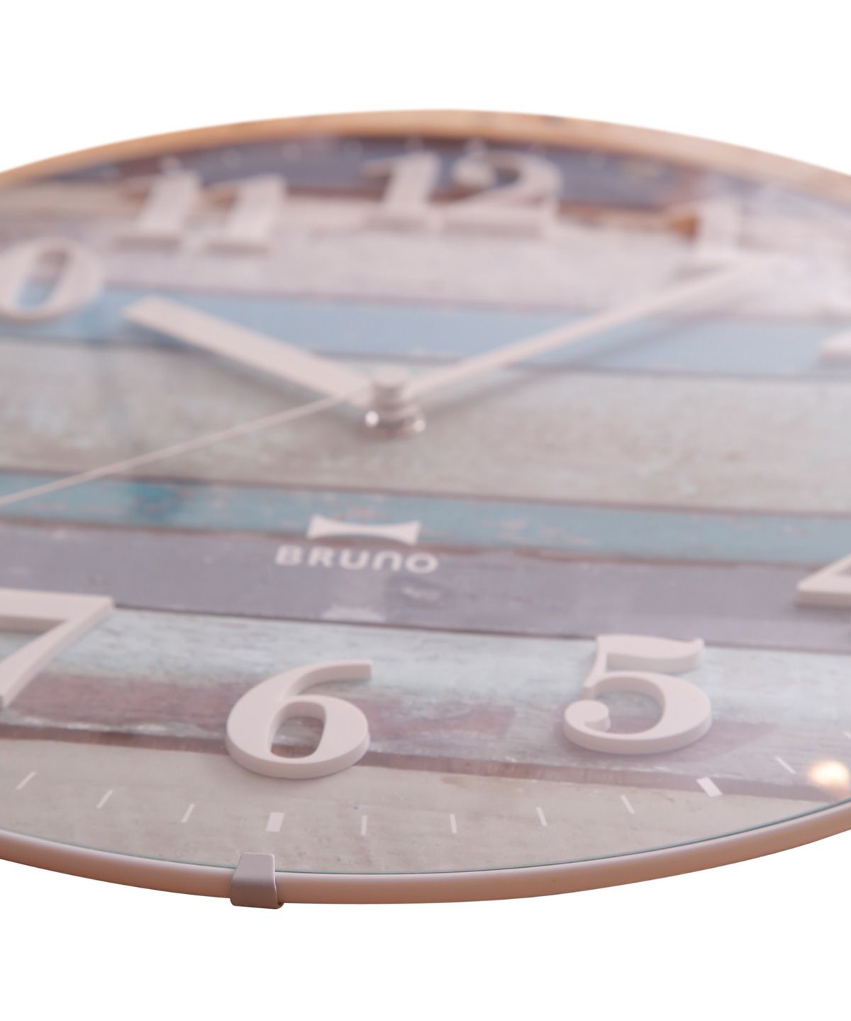 BRUNO ブルーノ 電波時計 掛け時計 ビンテージウッド ホワイト7