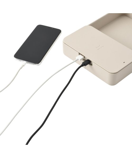 BRUNO(ブルーノ)/BRUNO ブルーノ ワイヤレス充電器 デスクオーガナイザー 収納ケース 小物入れ QI iPhone アンドロイド 携帯 スマホ 置くだけ充電 ワイヤレスチャ/img06