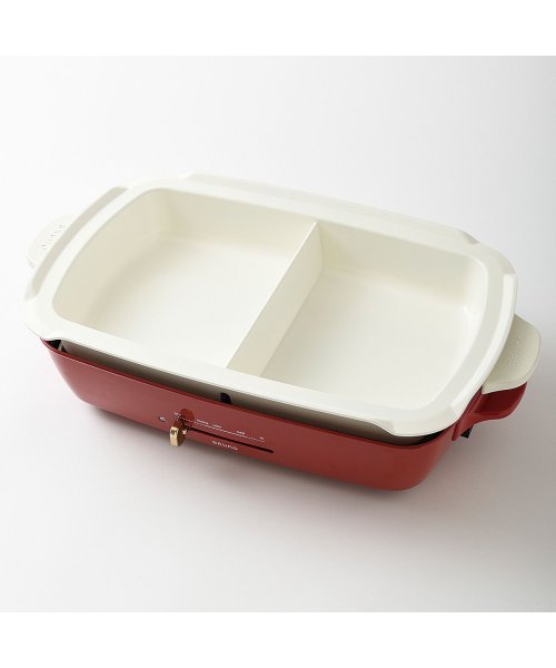 BRUNO(ブルーノ)/BRUNO ブルーノ ホットプレート グランデサイズ用 仕切り鍋 セラミックコート鍋 大きめ 大型 大きい パーティ キッチン ホワイト 白 BOE026－NA/img04