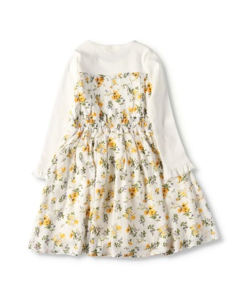 セール 花柄ドッキング長袖ワンピース ブランシェス Branshes Magaseek セール 花柄ドッキング長袖ワンピース ブランシェス Branshes Magaseek