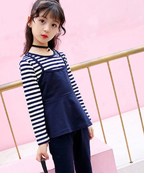 セール 50 Off 子供服 女の子 セットアップ カットソー パンツセット おしゃれ 長袖ｔシャツ 秋 綿 トップス シンプル キッズ 中学生 洋服 ミニミニストア Miniministore Magaseek