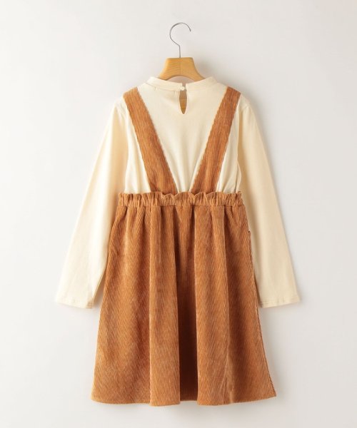 セール Ships Kids コーデュロイ レイヤード ワンピース 140 150cm シップスキッズ Ships Kids Magaseek
