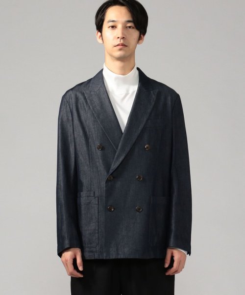 CABaN コットンデニム ダブルブレストジャケット(503646691) | CABaN 