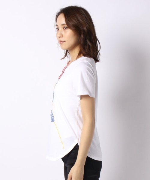 BENETTON (women)(ベネトン（レディース）)/ラウンドヘムモチーフ半袖Tシャツ・カットソー/img01