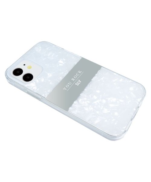 SLY(スライ)/iphoneケース iPhone12 iPhone12Pro SLY スライ In－mold shell Case white アイフォンケース/img01