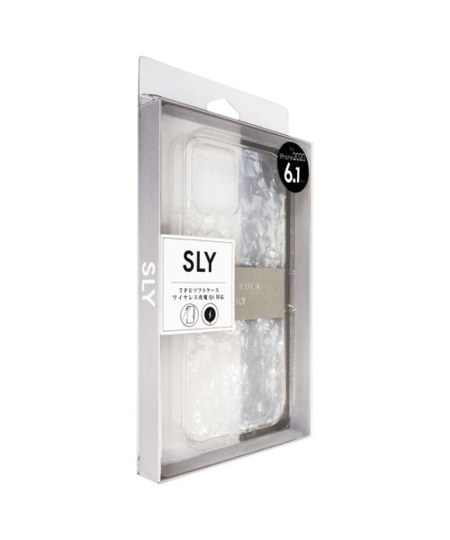 SLY(スライ)/iphoneケース iPhone12 iPhone12Pro SLY スライ In－mold shell Case white アイフォンケース/img09