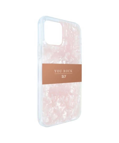 SLY(スライ)/iphoneケース iPhone12 iPhone12Pro SLY スライ In－mold shell Case pink アイフォンケース iphone12/img02