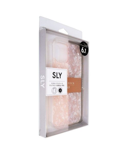 SLY(スライ)/iphoneケース iPhone12 iPhone12Pro SLY スライ In－mold shell Case pink アイフォンケース iphone12/img06