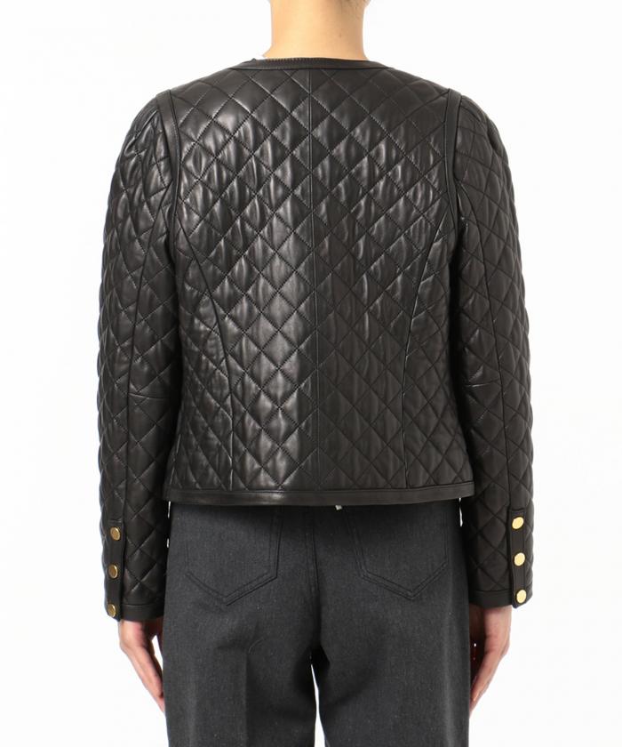 キルティング配色レザージャケット(503649439)｜阪急百貨店公式通販