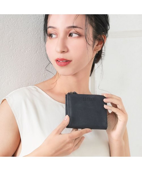 財布 レディース 二つ折り コンパクト 薄い 薄型 スリム 小さい L字ファスナー 本革 牛革 モストロレザー 日本製 シンプル ナチュラル かわいい おしゃれ ナフカ Nafka Magaseek 財布 レディース 二つ折り コンパクト 薄い 薄型 スリム 小さい L字ファスナー 本革 牛革 モストロレザー 日本製 シンプル ナチュラル かわいい おしゃれ ナフカ Nafka Magaseek