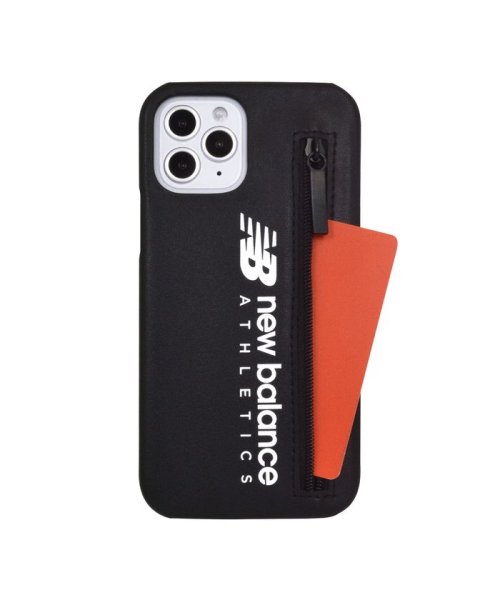 セール Iphoneケース Iphone12 Iphone12pro ニューバランス New Balance ジップ付き背面ケース ブラック Iphone12 エムファクトリー Mーfactory Magaseek