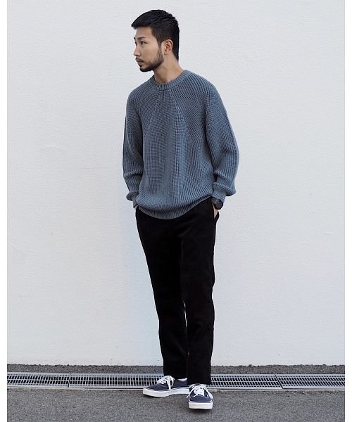 NOLLEY’S goodman(ノーリーズグッドマン)/【BATONER/バトナー】SIGNATURE CREW NECK シグネチャークルーネック #BN－20FM－030/img01