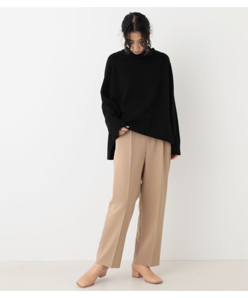 BLACK BY MOUSSY(ブラックバイマウジー)/center press pants/img01