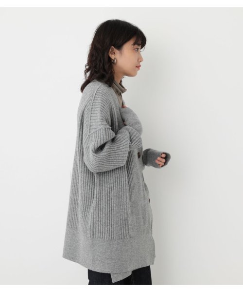 BLACK BY MOUSSY(ブラックバイマウジー)/wide rib cardigan/img20