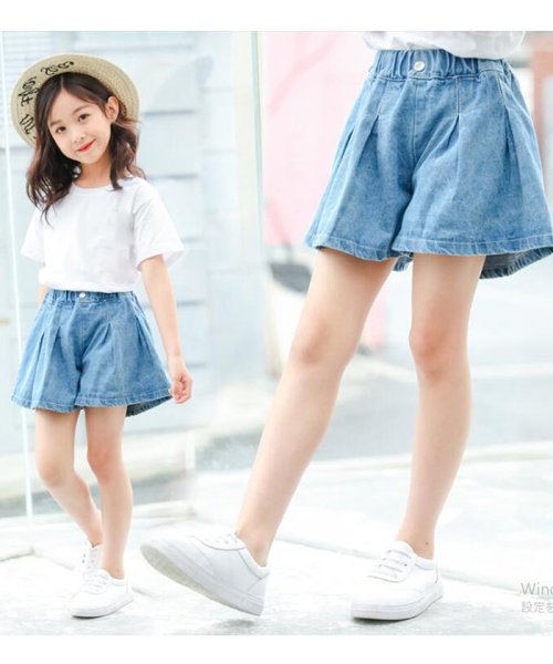 クーポン セール 30 Off 子ども服 キッズ デニムショートパンツ 子供服 女の子 ジュニアサイズ ボトムス 小学生コーデ Kids 韓国服 ファッション ミニミニストア Miniministore Magaseek