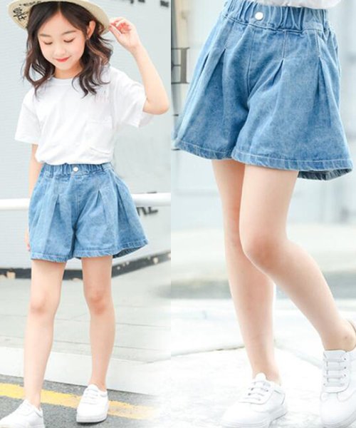 miniministore(ミニミニストア)/子ども服 キッズ デニムショートパンツ 子供服 女の子 ジュニアサイズ ボトムス 小学生コーデ KIDS 韓国服 ファッション/img08