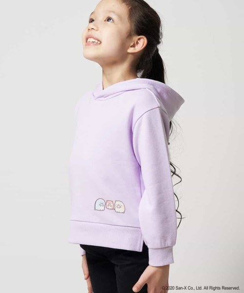 a.v.v(KID'S)(アー・ヴェ・ヴェキッズ)/[100－140]【数量限定】すみっコぐらしオリジナルフードパーカー[WEB限定サイズ]/img03